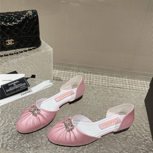 High Quality Luxury Chanel Explosion Diamond Buckle Hollow Sandals – Style 23046