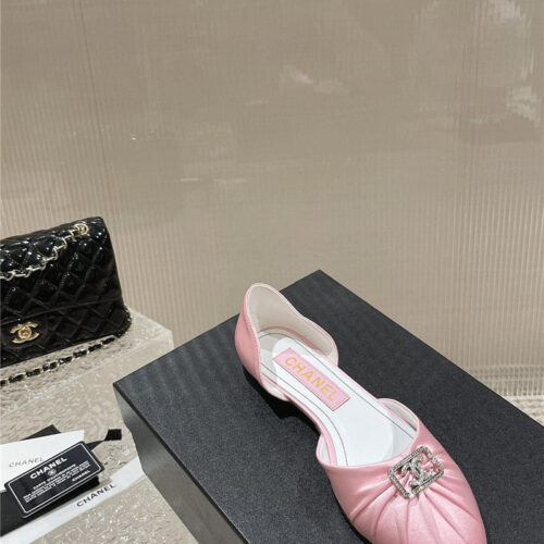 High Quality Luxury Chanel Explosion Diamond Buckle Hollow Sandals – Style 23046 product detail