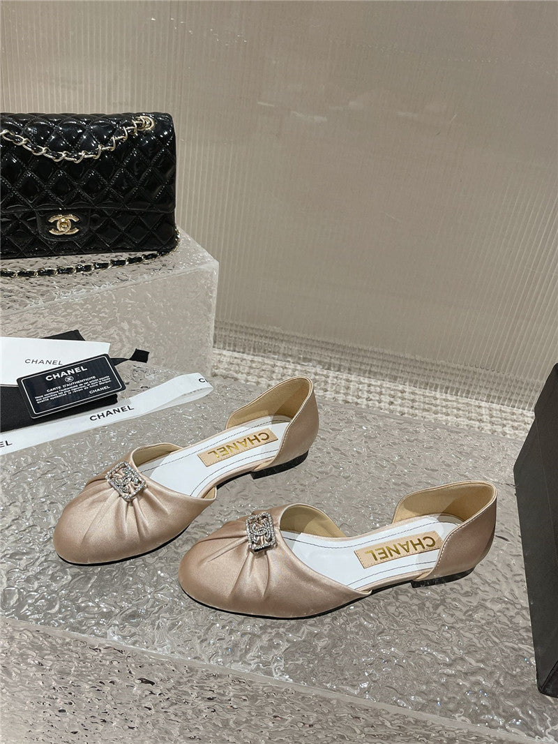 High Quality Luxury Chanel Explosion Diamond Buckle Hollow Sandals