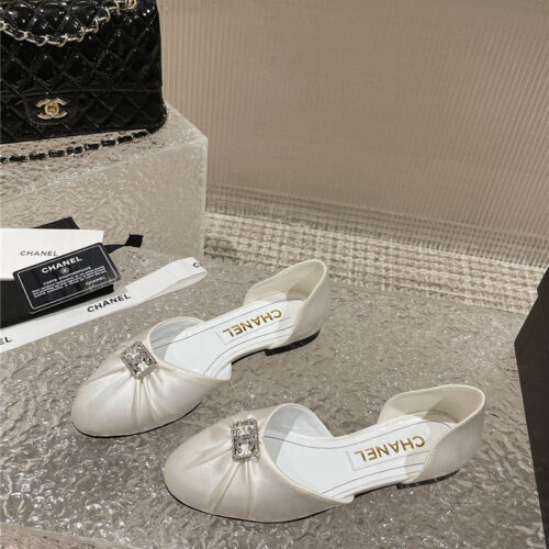 High Quality Luxury Chanel Explosion Diamond Buckle Hollow Sandals – Style 17958