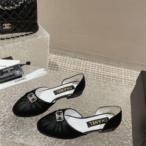 High Quality Luxury Chanel Explosion Diamond Buckle Hollow Sandals – Style 16262