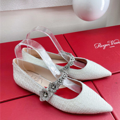 High Quality Luxury Roger Vivier Wedding Shoes Snow Diamond Series High Heels – Style 25620 product detail