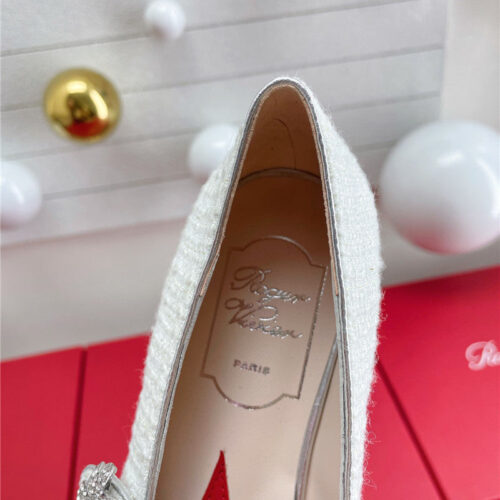 High Quality Luxury Roger Vivier Wedding Shoes Snow Diamond Series High Heels – Style 25620 product detail