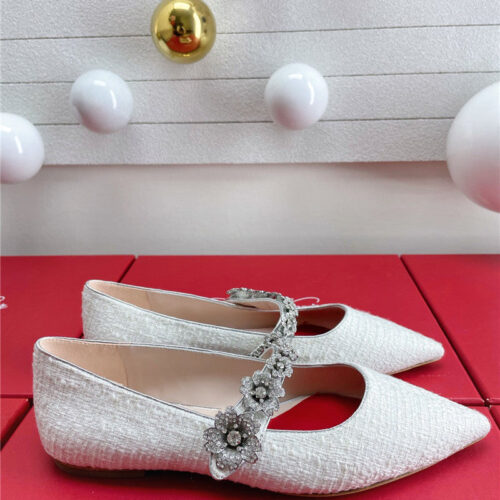 High Quality Luxury Roger Vivier Wedding Shoes Snow Diamond Series High Heels – Style 25620 product detail