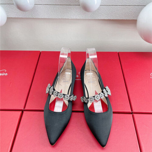 High Quality Luxury Roger Vivier Wedding Shoes Snow Diamond Series High Heels – Style 22228 product detail