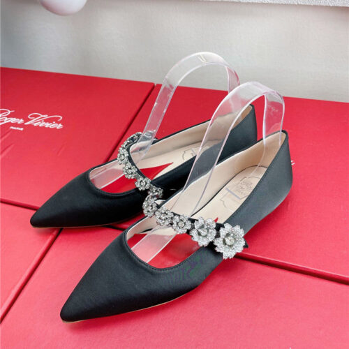 High Quality Luxury Roger Vivier Wedding Shoes Snow Diamond Series High Heels – Style 22228