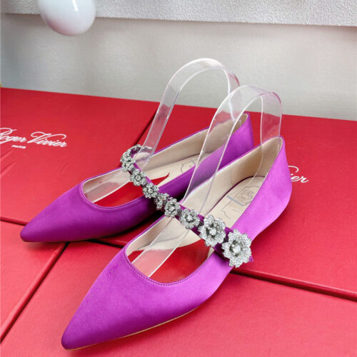 High Quality Luxury Roger Vivier Wedding Shoes Snow Diamond Series High Heels – Style 20532