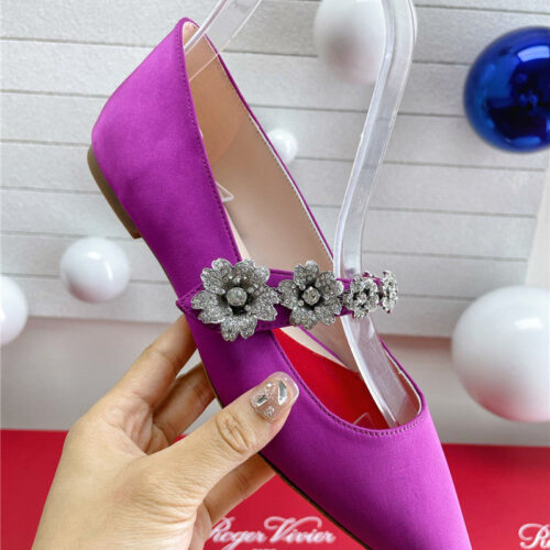 High Quality Luxury Roger Vivier Wedding Shoes Snow Diamond Series High Heels – Style 20532 product detail