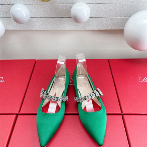 High Quality Luxury Roger Vivier Wedding Shoes Snow Diamond Series High Heels – Style 86068 product detail