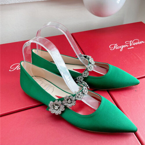 High Quality Luxury Roger Vivier Wedding Shoes Snow Diamond Series High Heels – Style 86068 alternate view