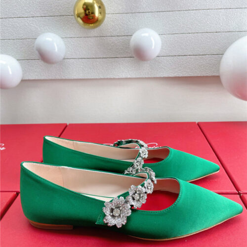 High Quality Luxury Roger Vivier Wedding Shoes Snow Diamond Series High Heels – Style 86068 product detail