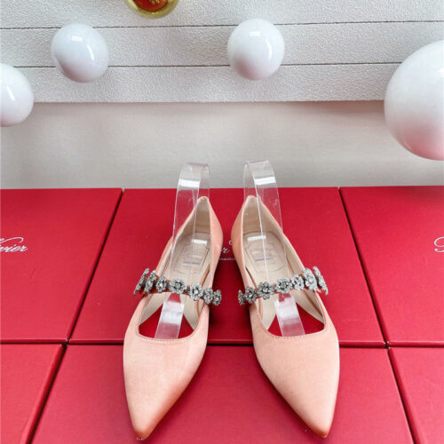 High Quality Luxury Roger Vivier Wedding Shoes Snow Diamond Series High Heels – Style 49908 product detail