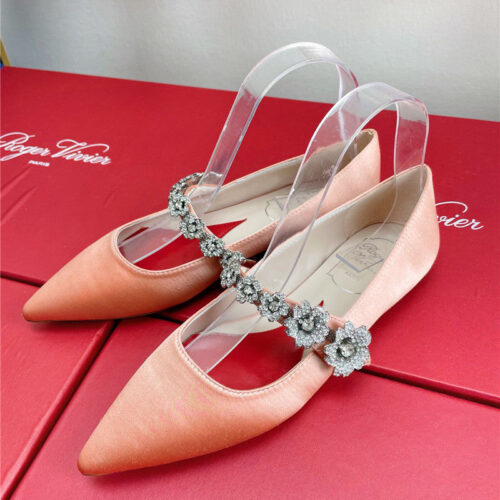 High Quality Luxury Roger Vivier Wedding Shoes Snow Diamond Series High Heels – Style 49908