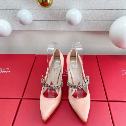 High Quality Luxury Roger Vivier Wedding Shoes Snow Diamond Series High Heels – Style 46516 product detail
