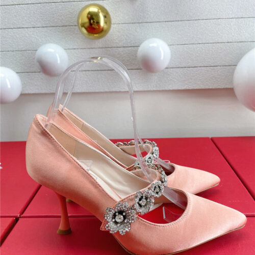 High Quality Luxury Roger Vivier Wedding Shoes Snow Diamond Series High Heels – Style 46516 product detail