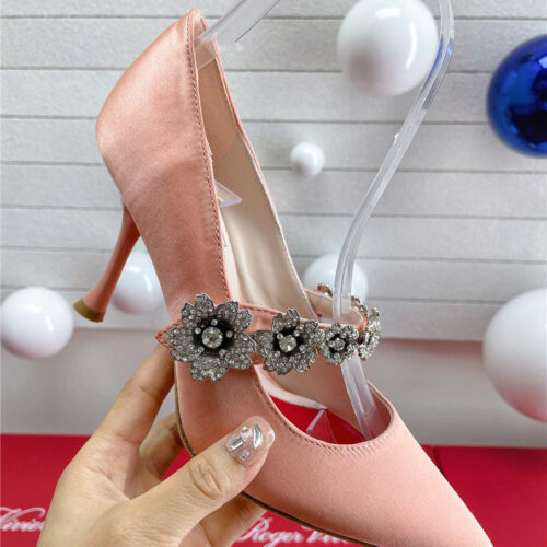 High Quality Luxury Roger Vivier Wedding Shoes Snow Diamond Series High Heels – Style 46516 product detail