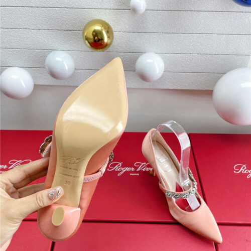 High Quality Luxury Roger Vivier Wedding Shoes Snow Diamond Series High Heels – Style 46516 product detail