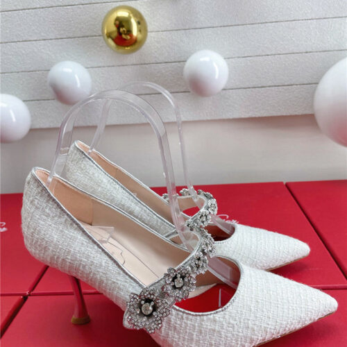 High Quality Luxury Roger Vivier Wedding Shoes Snow Diamond Series High Heels – Style 44820 product detail