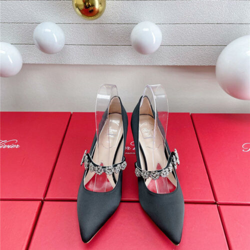 High Quality Luxury Roger Vivier Wedding Shoes Snow Diamond Series High Heels – Style 43124 product detail