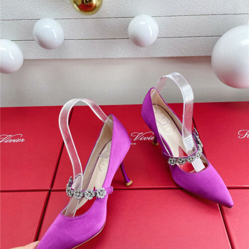 High Quality Luxury Roger Vivier Wedding Shoes Snow Diamond Series High Heels – Style 06964 product detail