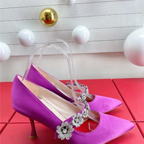 High Quality Luxury Roger Vivier Wedding Shoes Snow Diamond Series High Heels – Style 06964 product detail