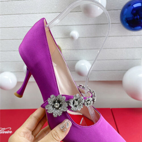 High Quality Luxury Roger Vivier Wedding Shoes Snow Diamond Series High Heels – Style 06964 product detail