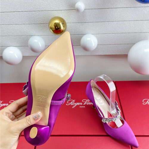 High Quality Luxury Roger Vivier Wedding Shoes Snow Diamond Series High Heels – Style 06964 product detail