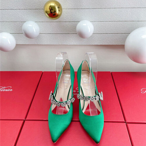 High Quality Luxury Roger Vivier Wedding Shoes Snow Diamond Series High Heels product detail