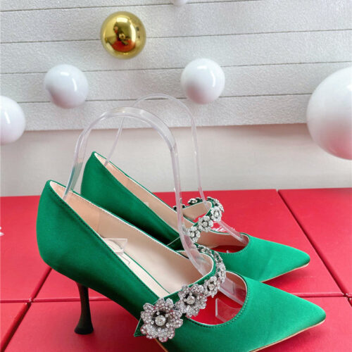 High Quality Luxury Roger Vivier Wedding Shoes Snow Diamond Series High Heels product detail