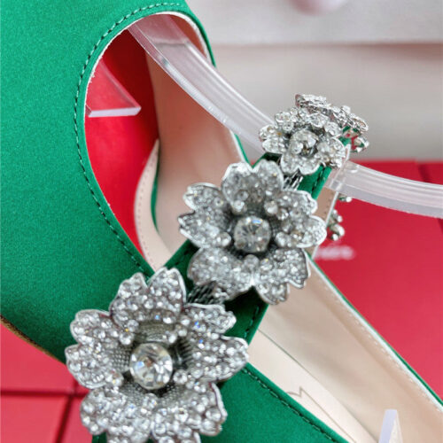High Quality Luxury Roger Vivier Wedding Shoes Snow Diamond Series High Heels product detail