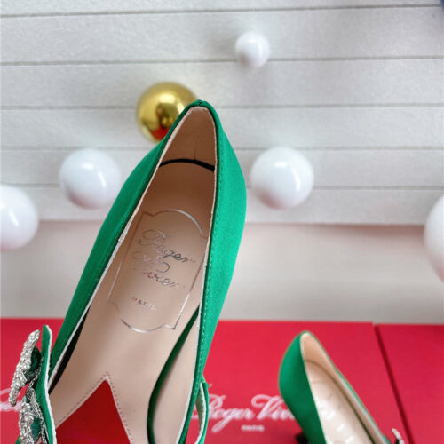 High Quality Luxury Roger Vivier Wedding Shoes Snow Diamond Series High Heels product detail