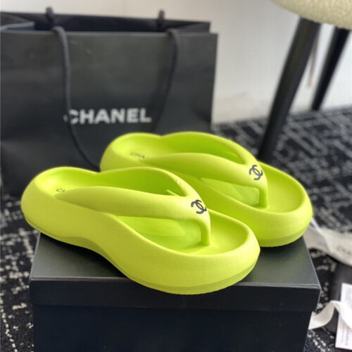 High Quality Luxury Chanel Explosive Style Muffin Sandals And Slippers – Style 32614
