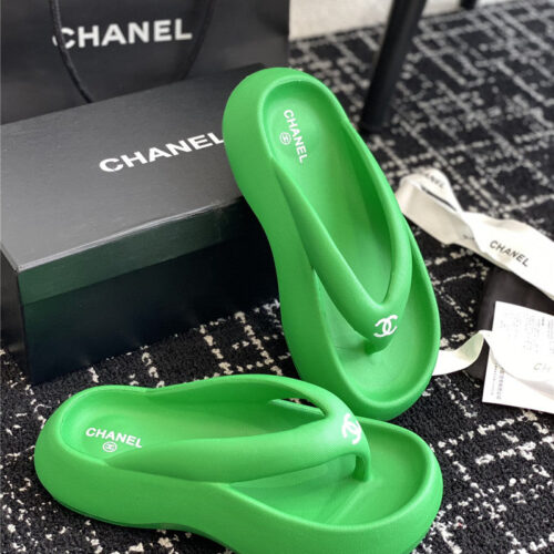 High Quality Luxury Chanel Explosive Style Muffin Sandals And Slippers – Style 63686 alternate view