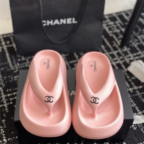 High Quality Luxury Chanel Explosive Style Muffin Sandals And Slippers – Style 91366 product detail