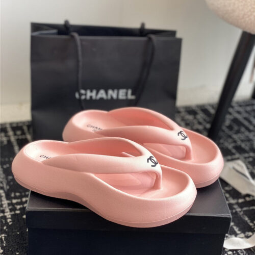 High Quality Luxury Chanel Explosive Style Muffin Sandals And Slippers – Style 91366