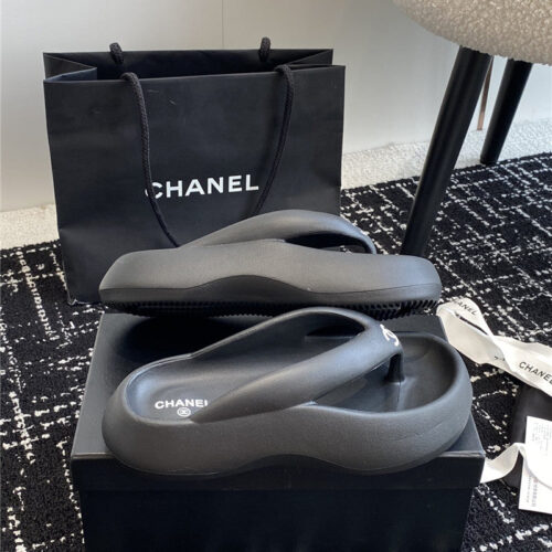 High Quality Luxury Chanel Explosive Style Muffin Sandals And Slippers – Style 19046 product detail