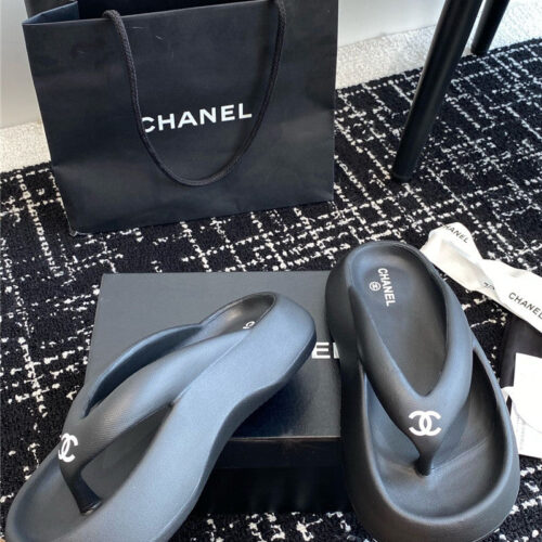 High Quality Luxury Chanel Explosive Style Muffin Sandals And Slippers – Style 19046 product detail