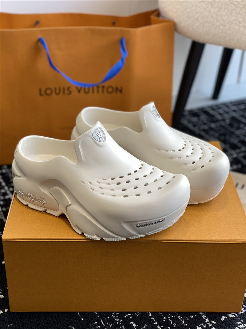High Quality Luxury Louis Vuitton New Shark Slippers