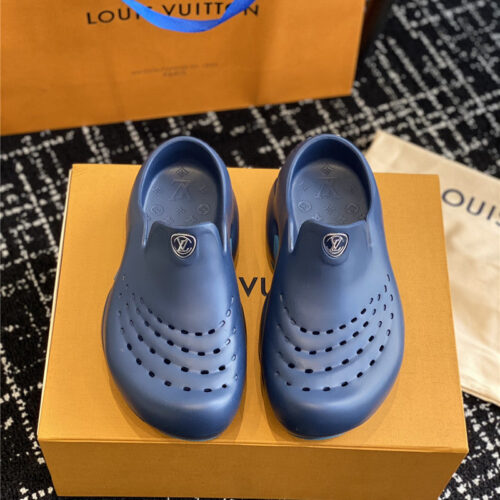 High Quality Luxury Louis Vuitton New Shark Slippers – Style 29571 alternate view