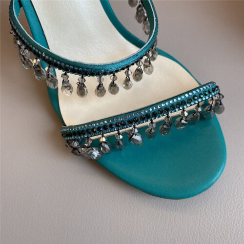 High Quality Luxury Rene Caovilla Classic Snake Wrap Sandals – Style 22310 product detail
