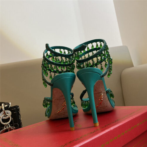 High Quality Luxury Rene Caovilla Classic Snake Wrap Sandals – Style 87846 product detail