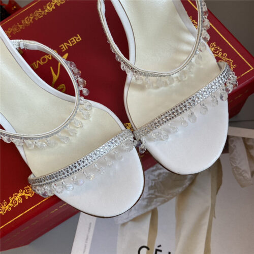 High Quality Luxury Rene Caovilla Classic Snake Wrap Sandals – Style 18918 product detail