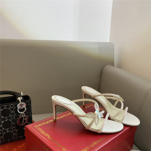 High Quality Luxury Rene Caovilla Latest Butterfly Tie Sandals – Style 86022