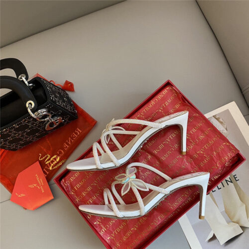 High Quality Luxury Rene Caovilla Latest Butterfly Tie Sandals – Style 86022 product detail