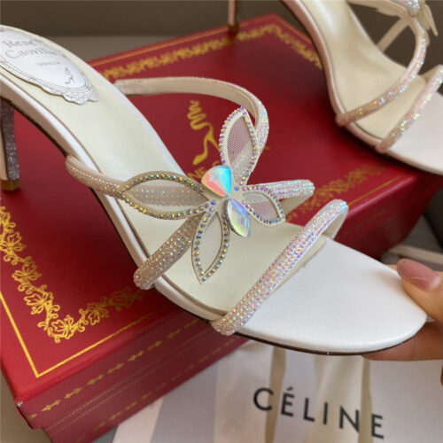 High Quality Luxury Rene Caovilla Latest Butterfly Tie Sandals – Style 86022 product detail