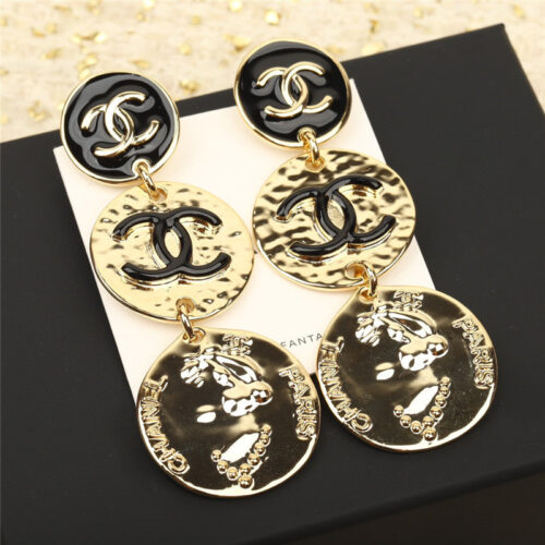 High Quality Luxury Chanel Double C Earrings – Style 49840 product detail