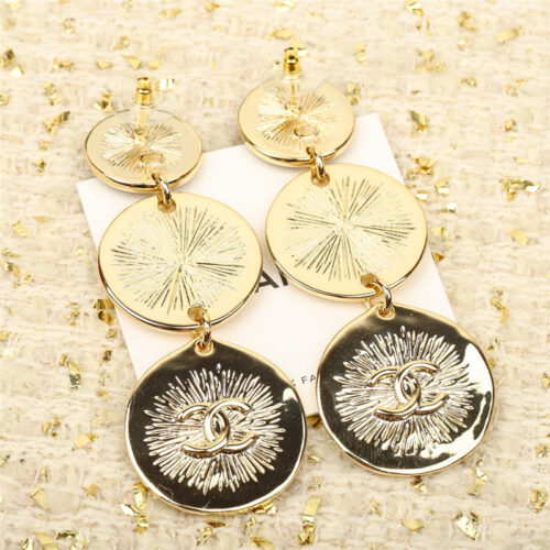 High Quality Luxury Chanel Double C Earrings – Style 49840 product detail