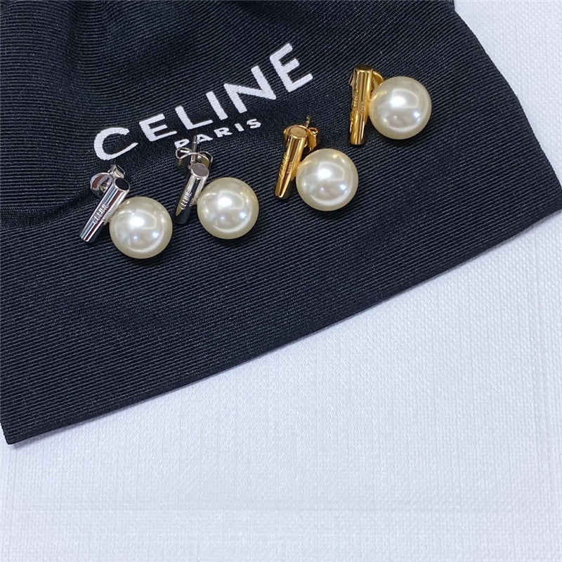 High Quality Luxury Celine Pearl Stud Earrings product detail