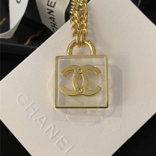 High Quality Luxury Chanel Classic Full Logo Border Necklace product detail