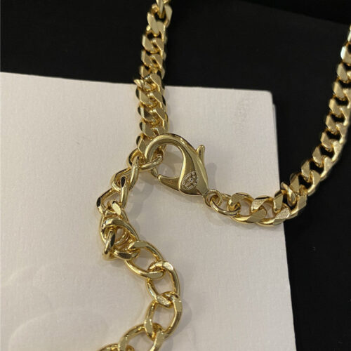 High Quality Luxury Chanel Classic Full Logo Border Necklace product detail